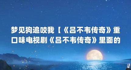 梦见狗追咬我【《吕不韦传奇》重口味电视剧《吕不韦传奇》里面的重口味】