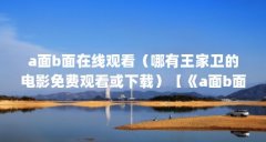 a面b面在线观看（哪有王家卫的电影免费观看或下载）【《a面b面b面b面在线观看