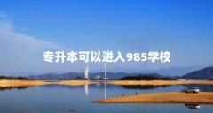 专升本可以进入985学校