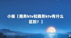 小贩【商务ktv和商务ktv有什么区别?】
