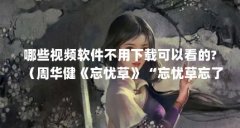 哪些视频软件不用下载可以看的?（周