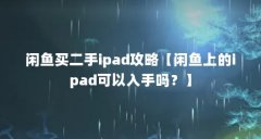 闲鱼买二手ipad攻略【闲鱼上的ipad可以入手吗?】