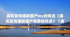 麻花豆传媒剧国产mv的特点(麻花豆传媒剧国产观看的优点)【麻花豆传媒剧国