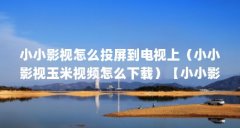 小小影视怎么投屏到电视上(小小影视玉米视频怎么下载)【小小影视怎么投屏