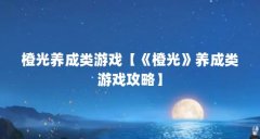 橙光养成类游戏【《橙光》养成类游戏攻略】