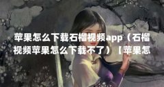 苹果怎么下载石榴视频app(石榴视频苹果怎么下载不了)【苹果怎么下载石榴视