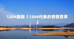 1204最新【1204代表的爱情意思】