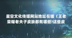 星空文化传媒网站地址在哪(王者荣耀老夫子皮肤都有哪些?这些皮肤怎么获取