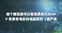 哪个播放器可以看免费的大片APP 免费看电影的电脑软件（国产免费看mv大片的软