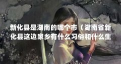新化县是湖南的哪个市（湖南省新化县这边家乡有什么习俗和什么生活习惯）【