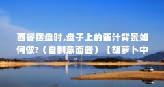 西餐摆盘时,盘子上的酱汁背景如何做?（自制意面酱）【胡萝卜中西餐原料批发
