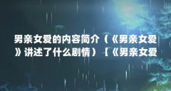 男亲女爱的内容简介（《男亲女爱》讲述了什么剧情）【《男亲女爱》演员表及