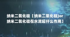 纳米二氧化硅【纳米二氧化硅)or纳米二氧化硅在水泥起什么作用】