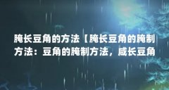 腌长豆角的方法【腌长豆角的腌制方法:豆角的腌制方法,咸长豆角的腌制方法