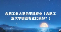 合肥工业大学的王牌专业【合肥工业大学哪些专业比较好?】