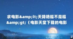 求电影&amp;lt;天降艳福不是福&