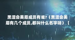 黑涩会美眉成员有谁?(黑涩会美眉有几个成员,都叫什么名字呀)【黑涩会美眉