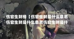 伤官生财格【伤官生财是什么意思伤官生财是什么意思伤官生财是什么意思】
