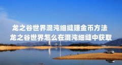龙之谷世界混沌细缝赚金币方法 龙之谷世界怎么在混沌细缝中获取金币_龙 ..