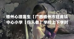 梧州心理医生【广西梧州市旺甫镇中心小学【伤人者】学校上下学时要严查管制