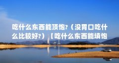 吃什么东西能顶饱?（没胃口吃什么比较好?）【吃什么东西能填饱用户的胃口，